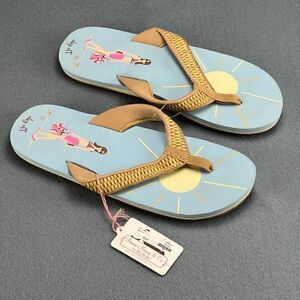 Bonnie Marcus & Co. Flip Flops Women's Size 9-10 Beach Sandals New